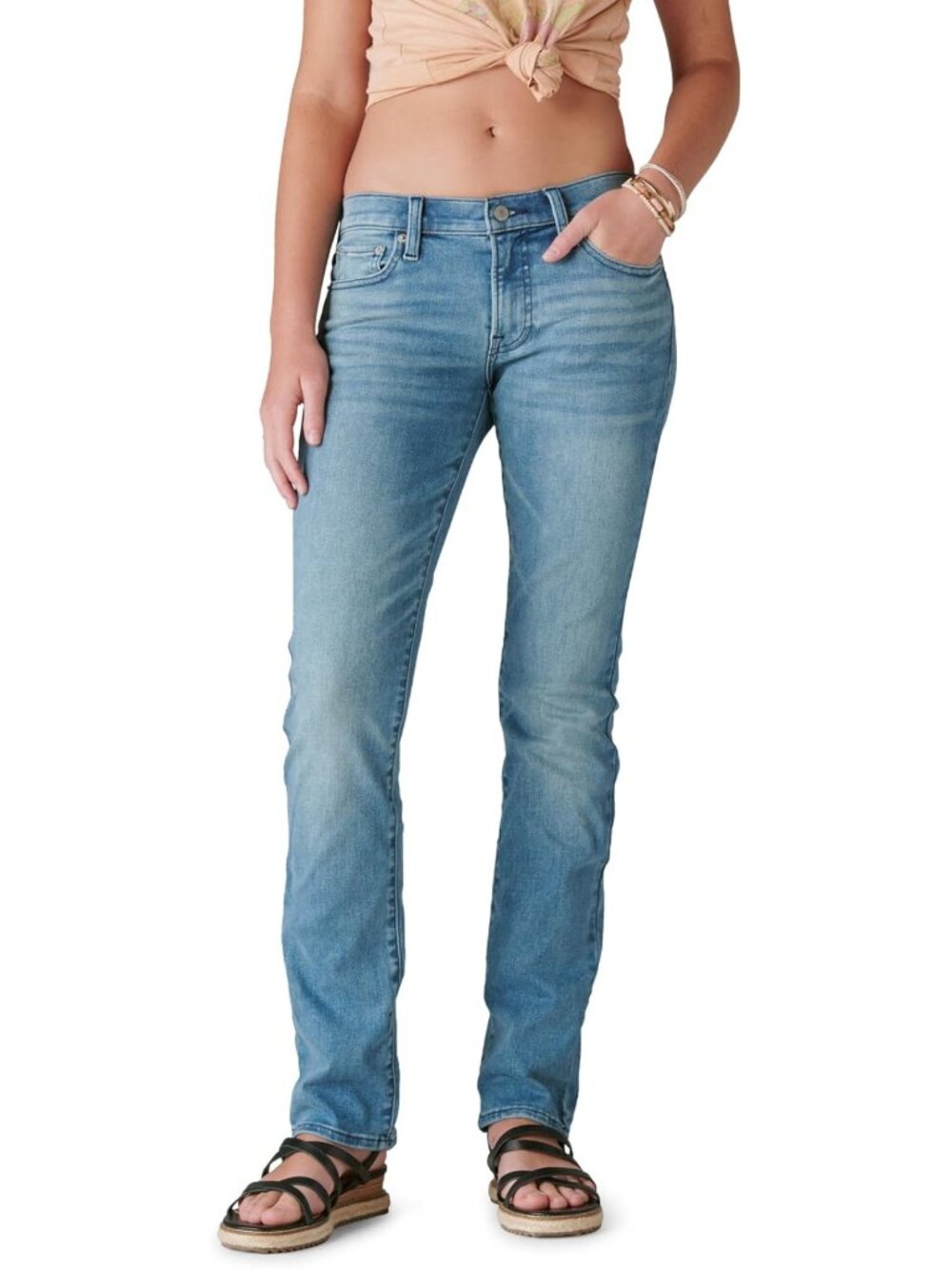 Stylish Women's Sweet Straight Jeans - Comfortable Fit, Versatile Denim, Casual